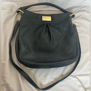 2017 Marc Jacobs Hillier Hobo - Black Leather
